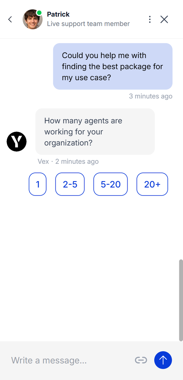 Mobile chat