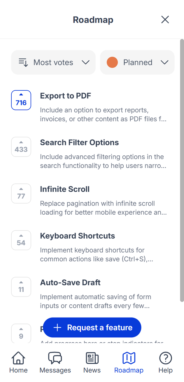 Roadmap