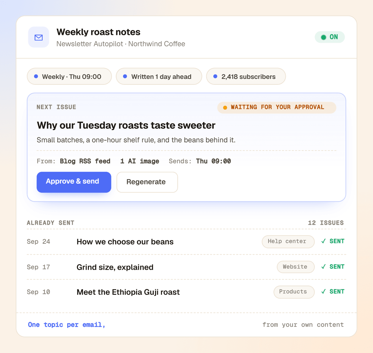 Newsletter Autopilot
