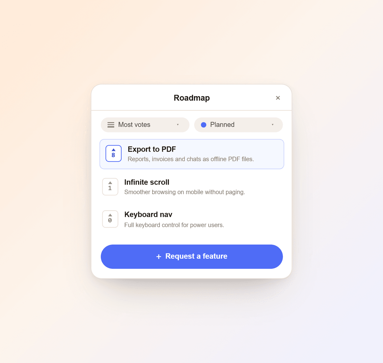 Close the feedback loop
