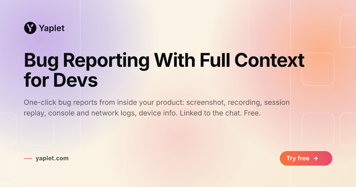 Bug Reporting With Full Context for Devs